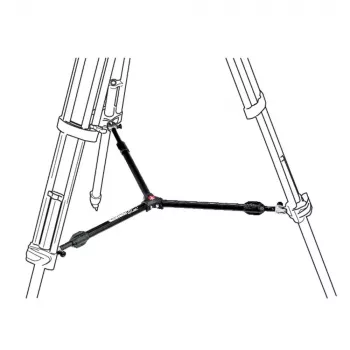 Manfrotto 537SPRB Mid-Level Spreader for Tripod Legs, Aluminum, Black