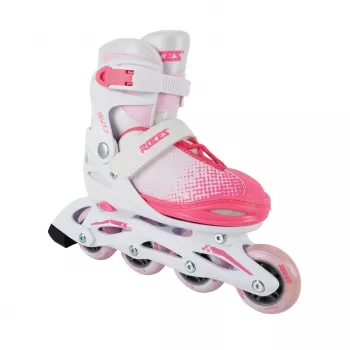 Roces Jokey X Girl Adjustable Inline Skates 38-41 White Pink Purple