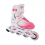 Roces Jokey X Girl Adjustable Inline Skates 38-41 White Pink Purple