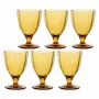 ROSE&TULIPANI Set of 6 Amami Glasses - Amber, 300 ml