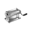 Marcato Atlas 150 Roller Premium Manual Pasta Machine, Chrome Steel, 150mm Rollers, 10 Thickness Settings, Silver