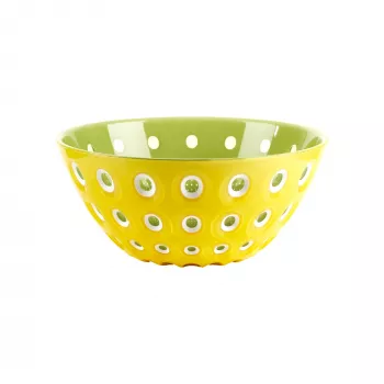 Guzzini Le Murrine Serving Bowl 25 cm Saffron Yellow/White/Water Green