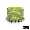 NO NAME Kiuma Lime 1/2 inch 20m Garden Hose - 5-Layer PVC, NTS Anti-Torsion, 20 bar Burst Pressure, UV & Algae Resistant, Phthalate-Free