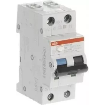 ABB 2CSR275180R0165 RCBO 1P+N 16A C Curve 30mA AC Type 6kA 2 Module DS201