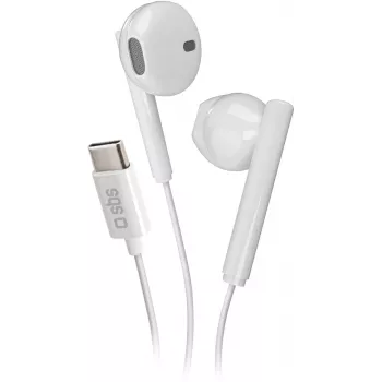 SBS Studio Mix 65c Wired USB-C Earphones, white (TEEARTYCAPW)