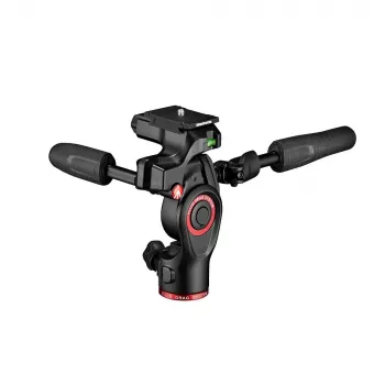 Manfrotto MH01HY-3W 3-Way Hybrid Tripod Head, Technopolymer, 6kg Payload, Arca-Swiss Quick Release, Black