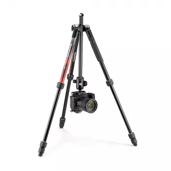 Manfrotto Element MII 4-Section Aluminum Travel Tripod with Ball Head, Red (MKELMII4RD-BH)