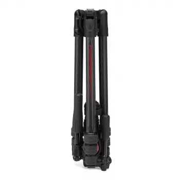 Manfrotto Befree GT Carbon Fibre Travel Tripod with 3-Way Fluid Head, Twist Locks, 10kg Load, 164cm Max Height, Black