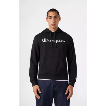 Champion Men's Hooded Sweatshirt, Black 221917 KK001, Size M