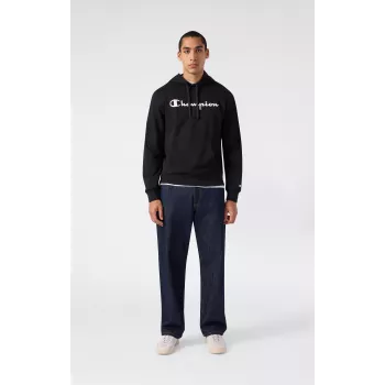 Champion Men's Hooded Sweatshirt, Black 221917 KK001, Size M