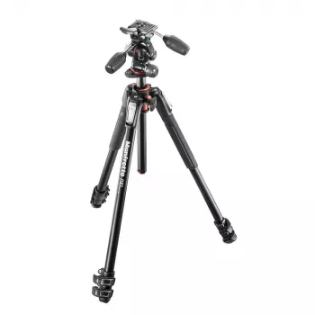 Manfrotto MK190XPRO3-3W Aluminum Tripod with 3-Way Pan/Tilt Head