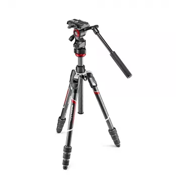 Manfrotto MVKBFRTC-LIVE Carbon Fibre Video Tripod Kit with Befree Live Fluid Head