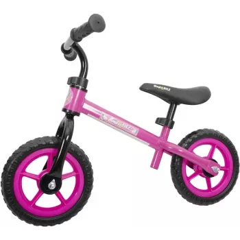 Balance Bicycle 10 Pink - Ultra-Light Kids' Bike with Puncture-Proof EVA Tires, Adjustable Seat & Handlebars, 18 Months-5 Years, 25 kg Max
