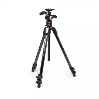 Manfrotto MK055CXPRO33WQR Carbon Fibre 3-Section Tripod with XPRO 3-Way Head