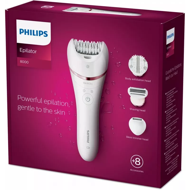 Philips 8000 Series Epilator BRE735/00 Wet & Dry Epilator
