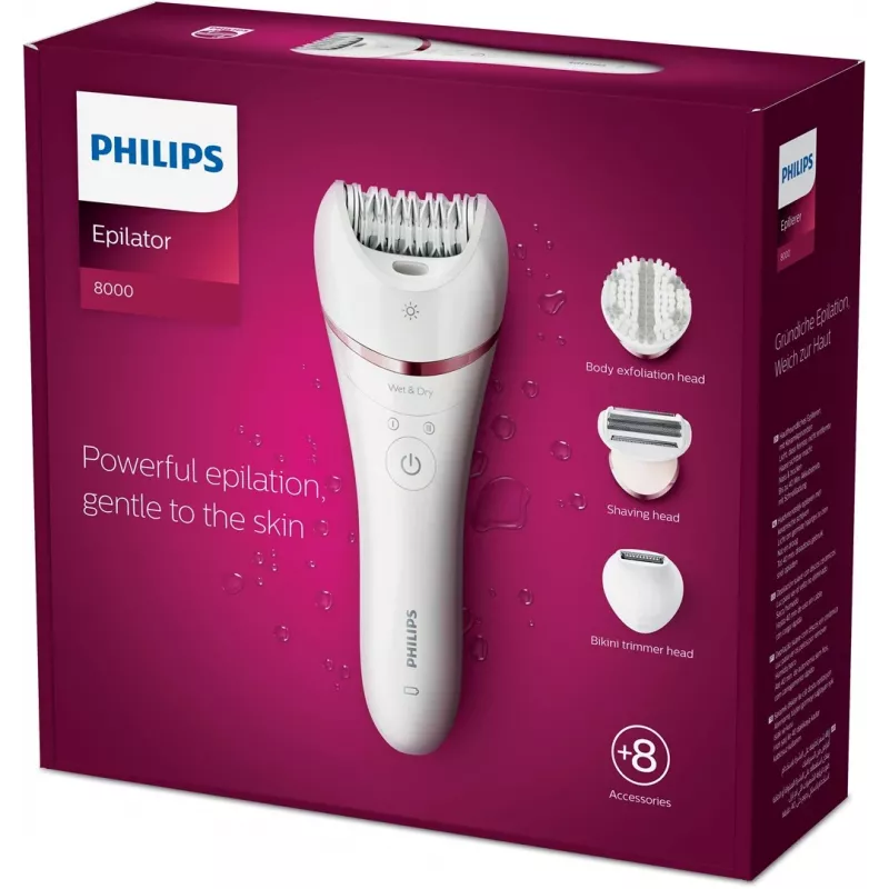 Philips 8000 Series Epilator BRE735/00 Wet & Dry Epilator
