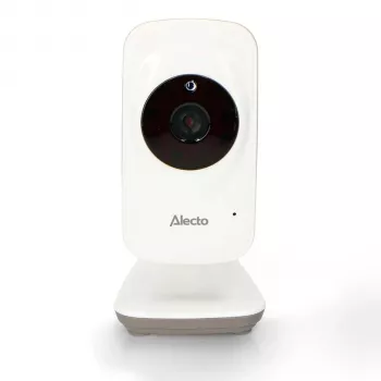 Alecto DVM71CAM Additional Camera for DVM71 Baby Monitor - 2.4 GHz FHSS, Night Vision, Talk-Back, Temperature Sensor, White