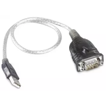 RS232 to USB Converter Cable with Prolific PL2303 Chipset, 0.8 m, Black