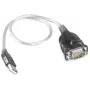 RS232 to USB Converter Cable with Prolific PL2303 Chipset, 0.8 m, Black