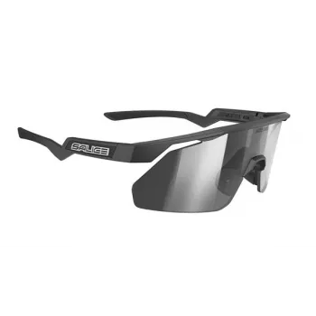 Salice 030RW Black/RW Silver Sport Sunglasses with Interchangeable Lenses
