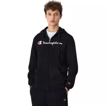 Men's Champion Full Zip Hoodie Black 220255 KK001 M