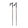 CMP Bern Trekking Poles 3-Section Aluminum 7075 Black/Orange 65-135 cm