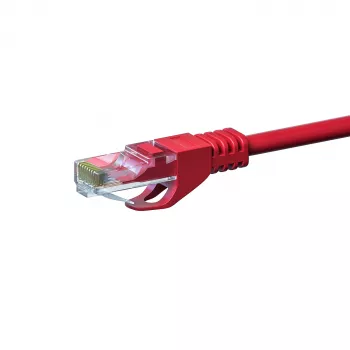 DSIT CAT 6 U/UTP Network Patch Cable, 15 m, Red, CCA, RJ45, Gigabit Ethernet, 250 MHz