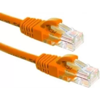 DSIT CAT6a Network Cable 100% Copper - U/UTP - 1 Meter - Orange (DC-U6A6-010)