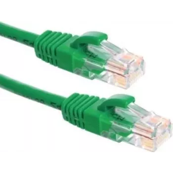 DSIT CAT6a U/UTP 100% Copper Ethernet Patch Cable, 10m, Green, RJ45, 10Gbps, 500MHz, Stranded, PVC Jacket