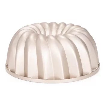 Patisse PAT-04502 Non-Stick Carbon Steel Mini Bundt Pan Set, 6-Piece, Black