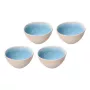 ROSE&TULIPANI Concerto Fuse Azzurro Set of 4 Medium Bowls 15 cm
