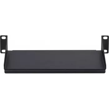 DSIT DS-FH10 10 inch 1U Fixed Rack Shelf for Server Cabinets, Black, 250 x 136 x 44 mm
