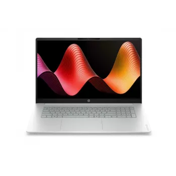 HP OmniBook 3 17-dg0452ngx 17.3 inch Full HD Laptop - Intel Core 5 225U, 8GB RAM, 512GB SSD, No OS, German Keyboard, Black