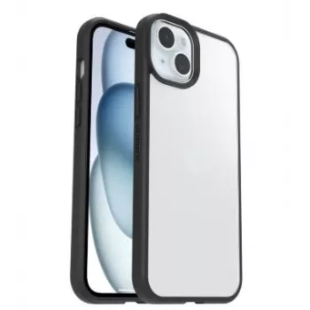 OtterBox React Series Case for Apple iPhone 15 Plus and iPhone 14 Plus, Clear/Black