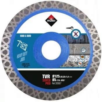 RUBI Turbo Viper Blade - TVR SuperPro 125mm Diamond Cutting Blade