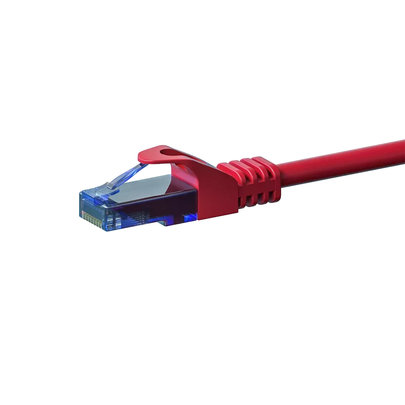 DSIT UTP CAT6a 0.25 m Red 100% Copper Patch Cable (DC-U6A5-002)