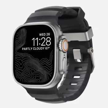NOMAD Rocky Point Band for Apple Watch 46mm/49mm Black-Silver