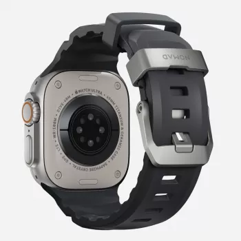 NOMAD Rocky Point Band for Apple Watch 46mm/49mm Black-Silver