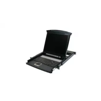 IOGEAR GCL1800 17 inch LCD KVM Combo Console - 8-Port VGA USB PS/2 Rackmount 1U