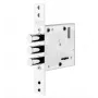 Mortise Lock KALE 447L CP, 45 mm Backset, 85 mm PZ, Chrome Plated, Reversible