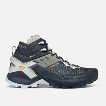 Garmont 9.81 Onyx Mid GTX Men's Waterproof Hiking Shoes - Nights Blue/Plein Blue, Size 42.5