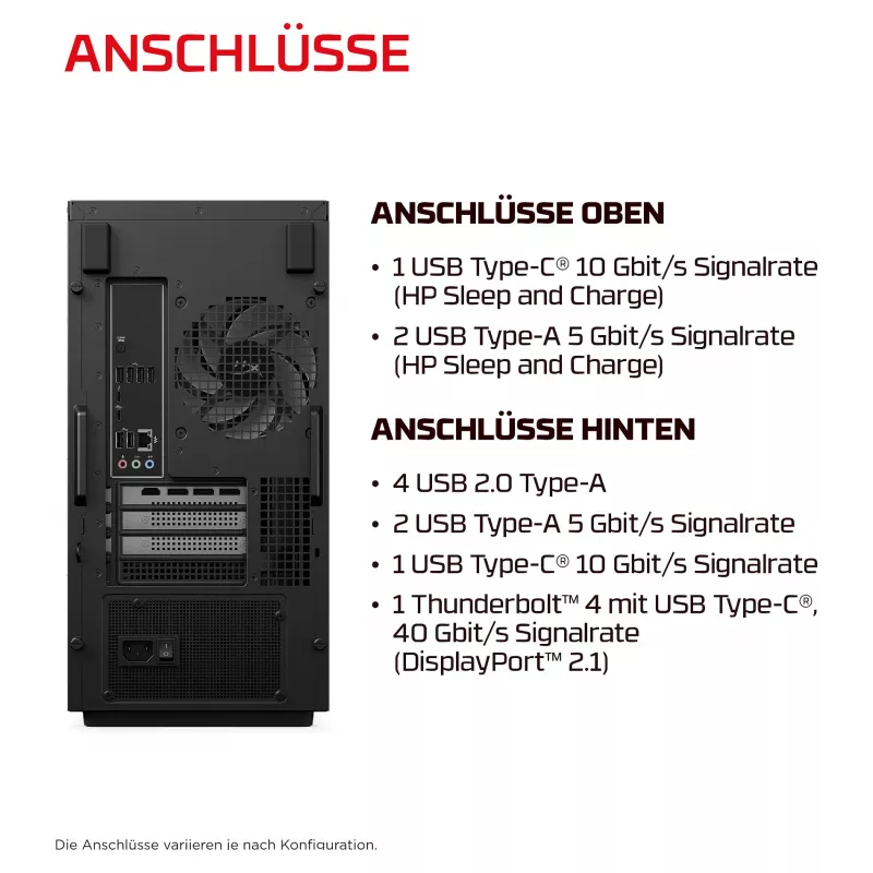HP HyperX OMEN GT18-0170ng Gaming Desktop PC - Intel Core Ultra 7 270K Plus, 32GB DDR5, 1TB SSD, GeForce RTX 5060 Ti 16GB, FreeDOS