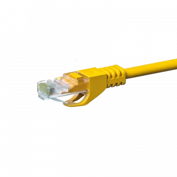 DSIT CAT 5e U/UTP Network Patch Cable, RJ45 Male to Male, 2m, Yellow, CCA, 100 MHz