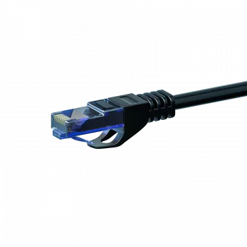 DSIT CAT6a Network Cable 100% Copper - U/UTP - 1 Meter - Black (DC-U6A0-010)