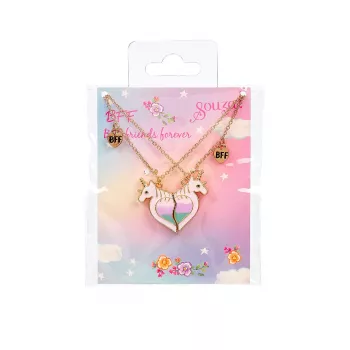 Souza! Unicorn Friendship Necklaces Set of 2