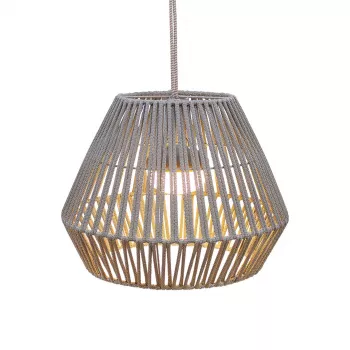 NewGarden Conta Rechargeable LED Hanging Lamp Taupe Grey 2.5W 180lm Touch Dimmer IP44 USB-C 2000mAh