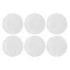 LA PORCELLANA BIANCA Set of 6 Ducale Salad Plates - White, 20 cm