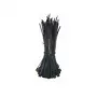 DSIT Cable Tie 200mm Black 100-Pack (Nylon 6/6, 18kg Tensile Strength, Self-Locking)