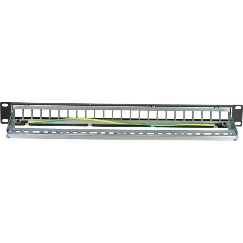DSIT DS-Patch-24STP 24-Port Keystone Patch Panel S/UTP 1U Black