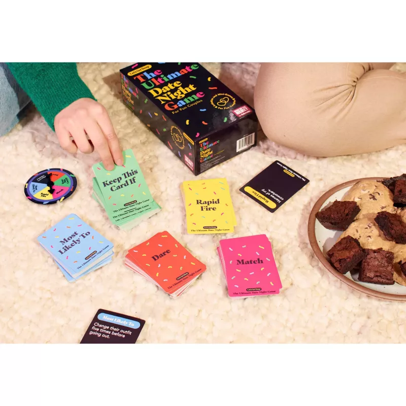 Just Play Let's Get Deep - The Ultimate Date Night Game, 400 Conversation Cards for Couples, 3 Levels: Ice Breaker, Deep, Deeper, 2+ Players, Ages 17+